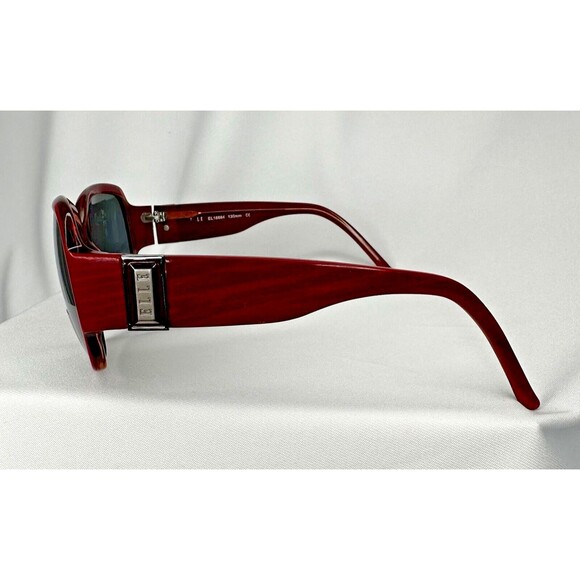 ELLE EL18884 Women's Full Frame Trendy Oval Designer Sunglasses 58-16-130 Red - Picture 4 of 9